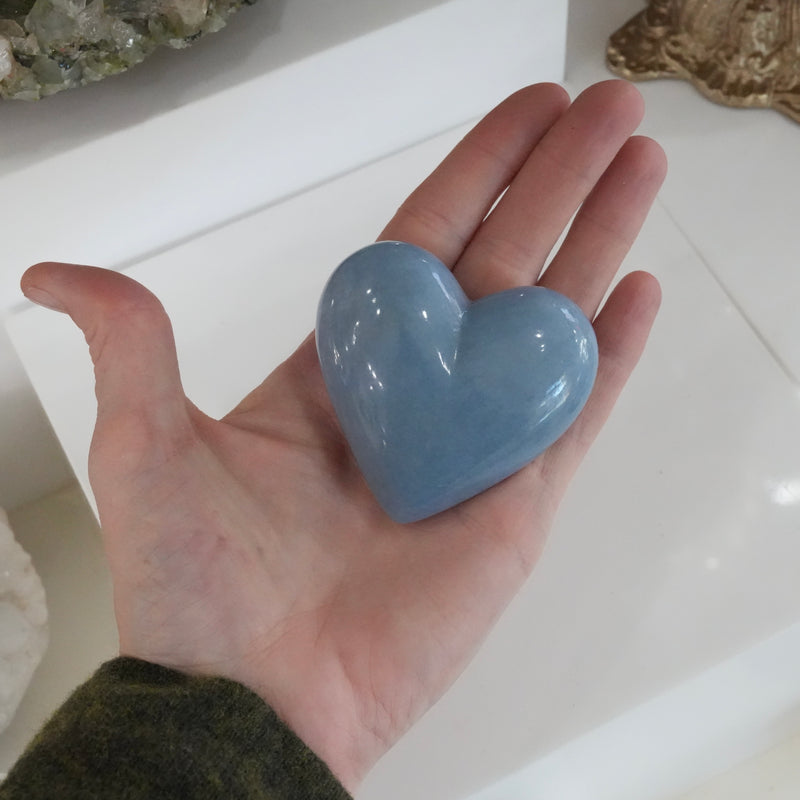 Angelite Heart