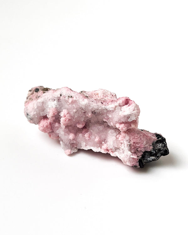 Raw Rhodochrosite + Quartz no. 2