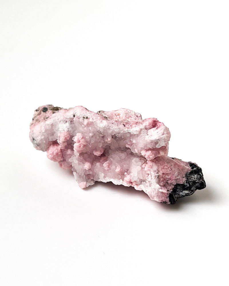 Raw Rhodochrosite + Quartz no. 2