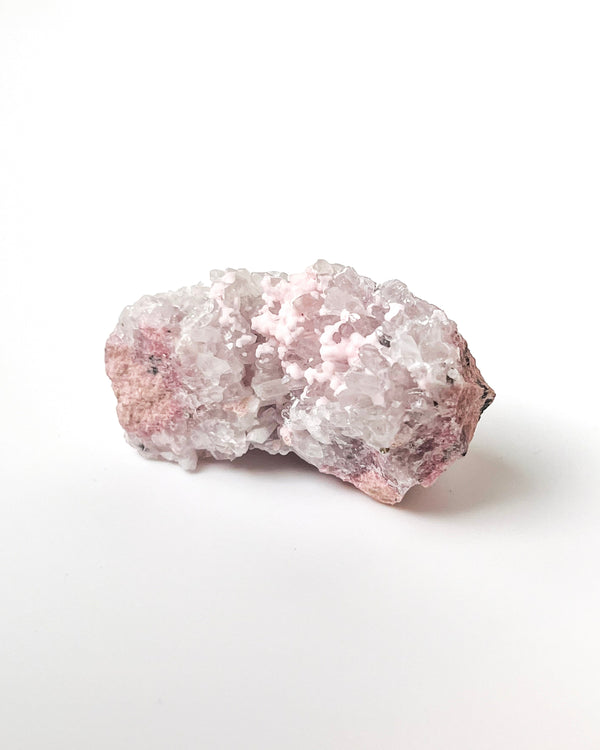 Raw Rhodochrosite + Quartz no. 3