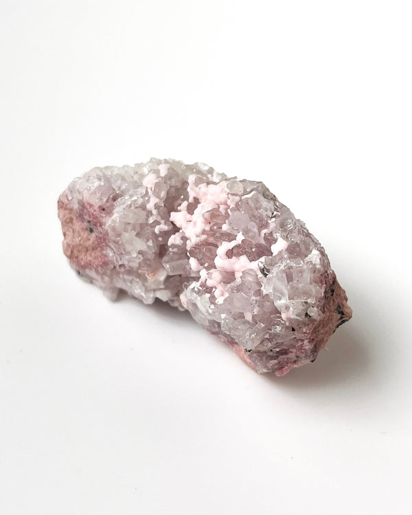 Raw Rhodochrosite + Quartz no. 3