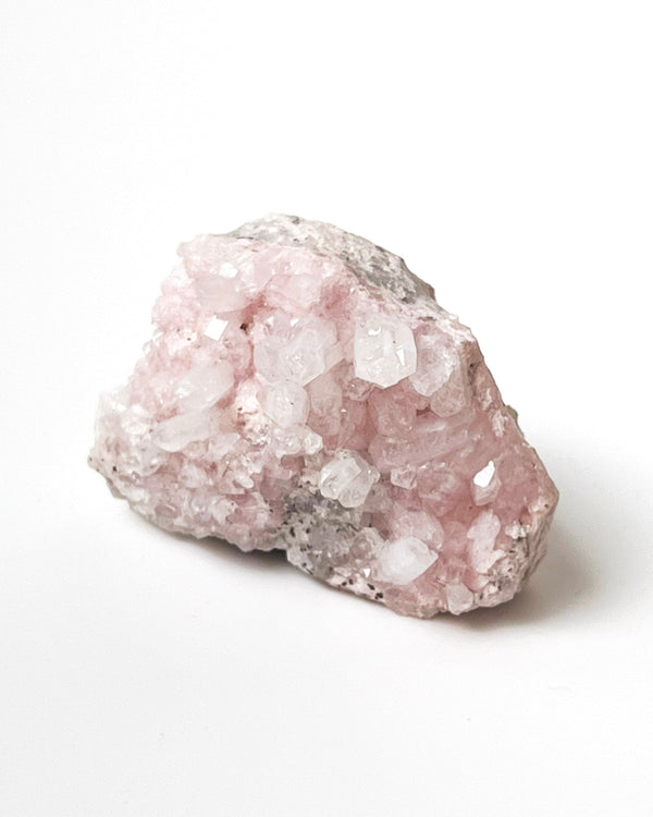 Raw Rhodochrosite + Quartz no. 4