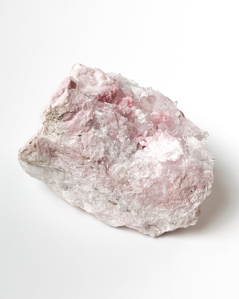 Raw Rhodochrosite + Quartz no. 5