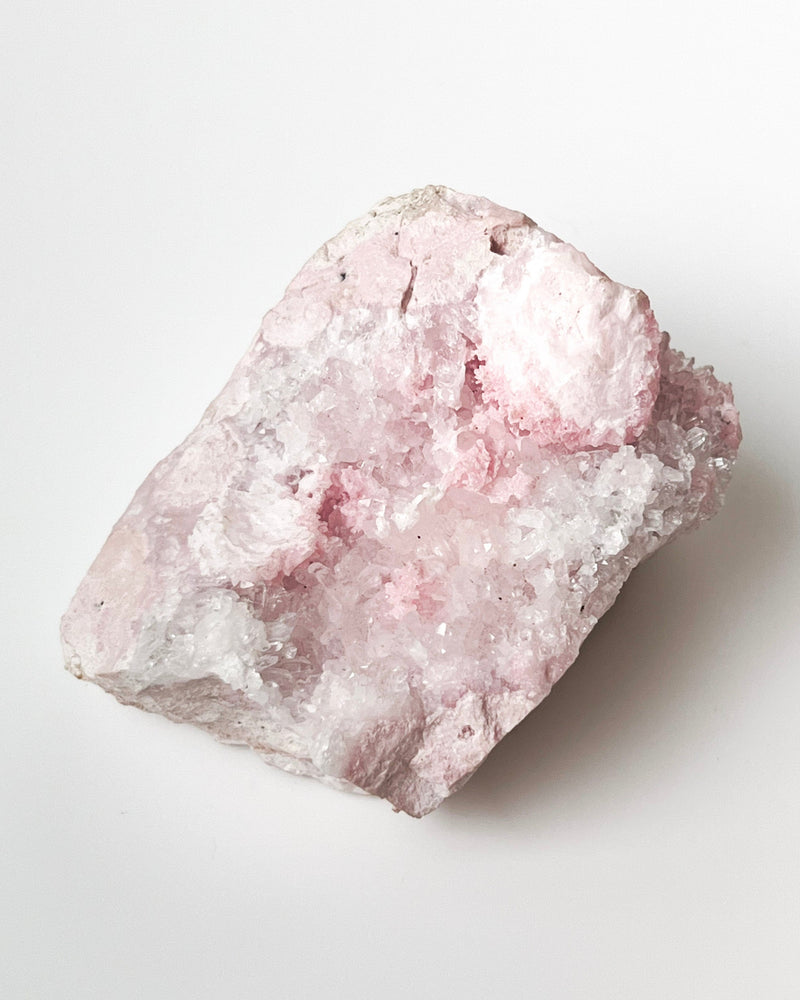 Raw Rhodochrosite + Quartz no. 5