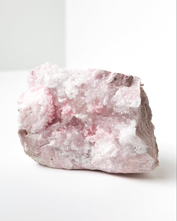 Raw Rhodochrosite + Quartz no. 5