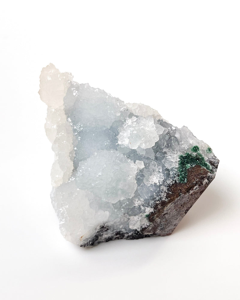 Druzy Quartz + Malachite no. 1