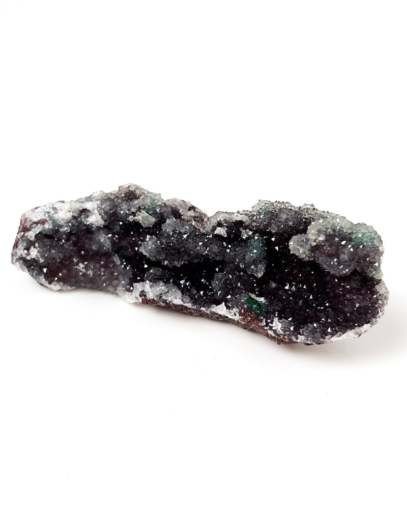 Druzy Quartz + Malachite no. 5