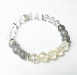 Aether + Air +Earth + Fire +Water - Crystal Bracelets - Element Series