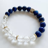 Quartz · Lapis Lazuli · Kyanite Crystal Bracelet - Archangel Michael