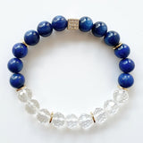 Quartz · Lapis Lazuli · Kyanite Crystal Bracelet - Archangel Michael