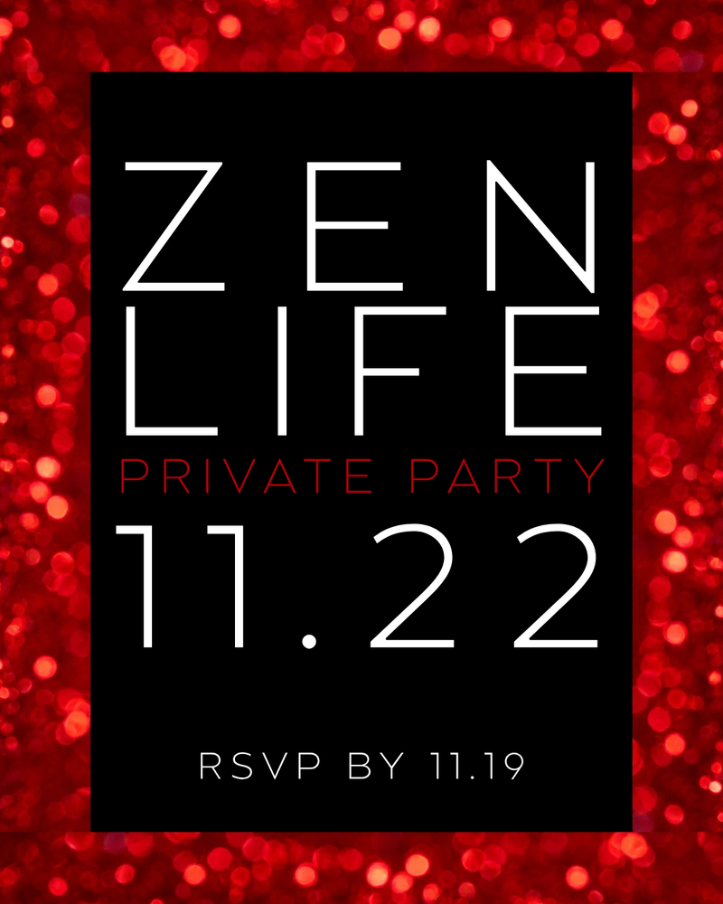 Zen Life Christmas Party RSVP