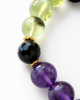 Amethyst · Prehnite · Onyx Crystal Bracelet - Prime State