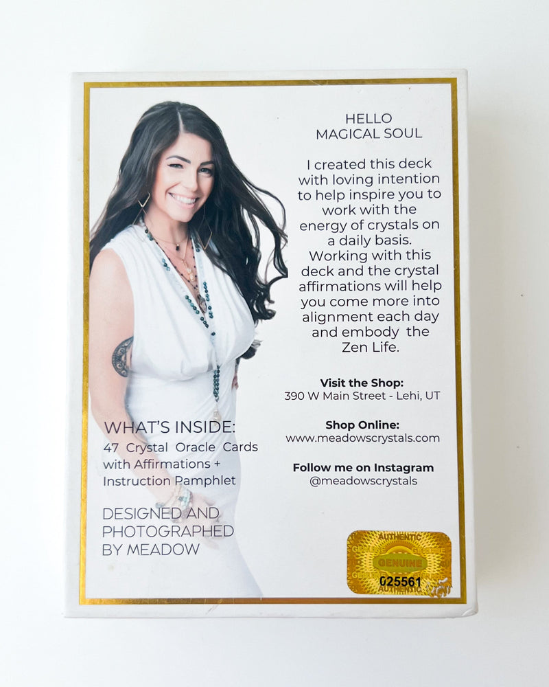 Crystal Oracle Deck by Meadow | Meadow's Crystals