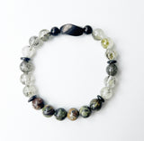 Aether + Air +Earth + Fire +Water - Crystal Bracelets - Element Series