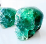 Fluorite Skull - High Vibe Crystals