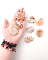 Flower Agate Mini Palmstone