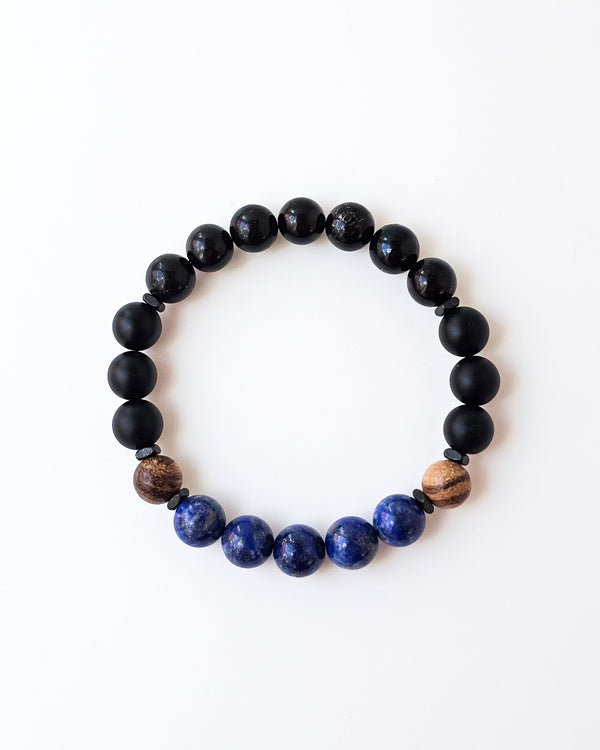 Lapis Lazuli · Sandalwood · Onyx · Shungite - Guardian