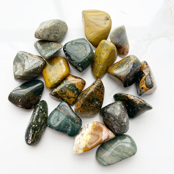 Tumbled Ocean Jasper | Ethically Sourced – MeadowsCrystals