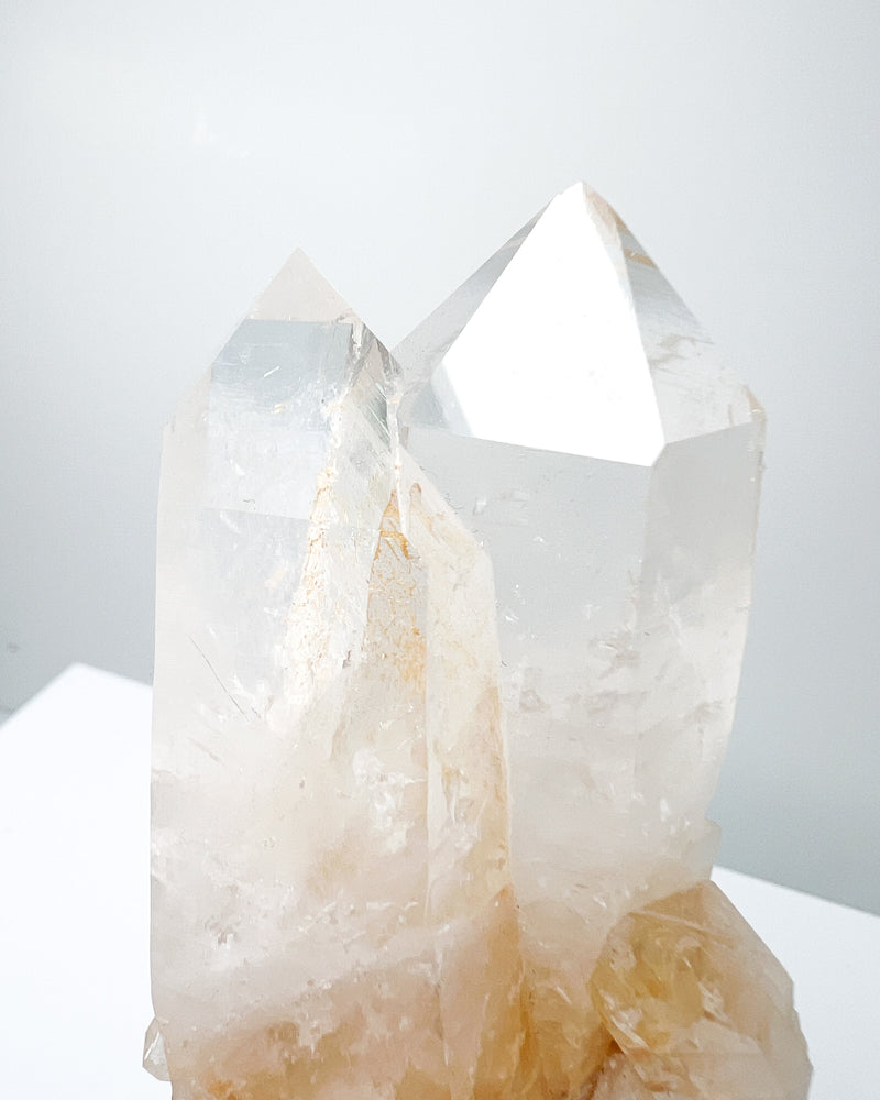 Colombian Lemurian Relationship Quartz with Record Keeper