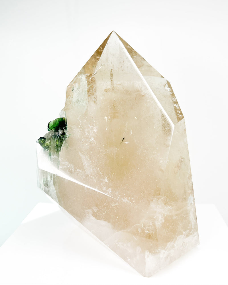 Citrine + Green Tourmaline Specimen