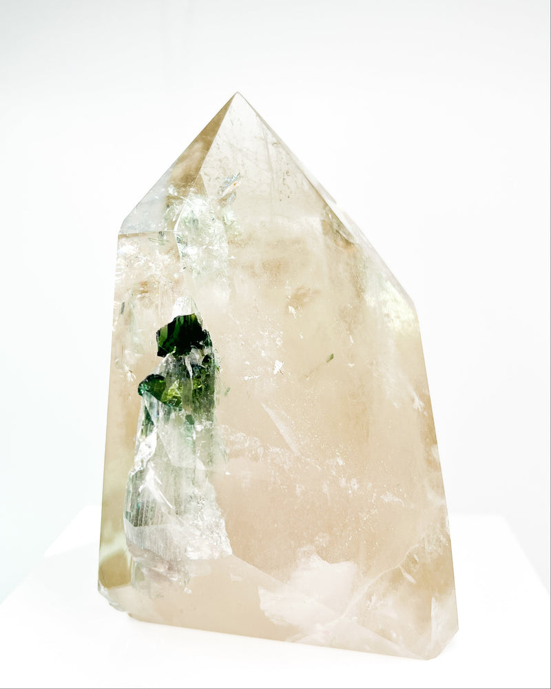 Citrine + Green Tourmaline Specimen