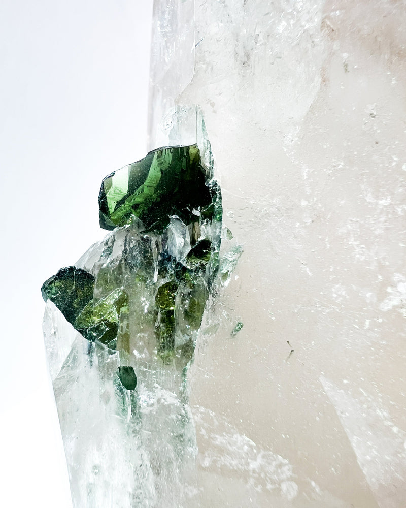 Citrine + Green Tourmaline Specimen