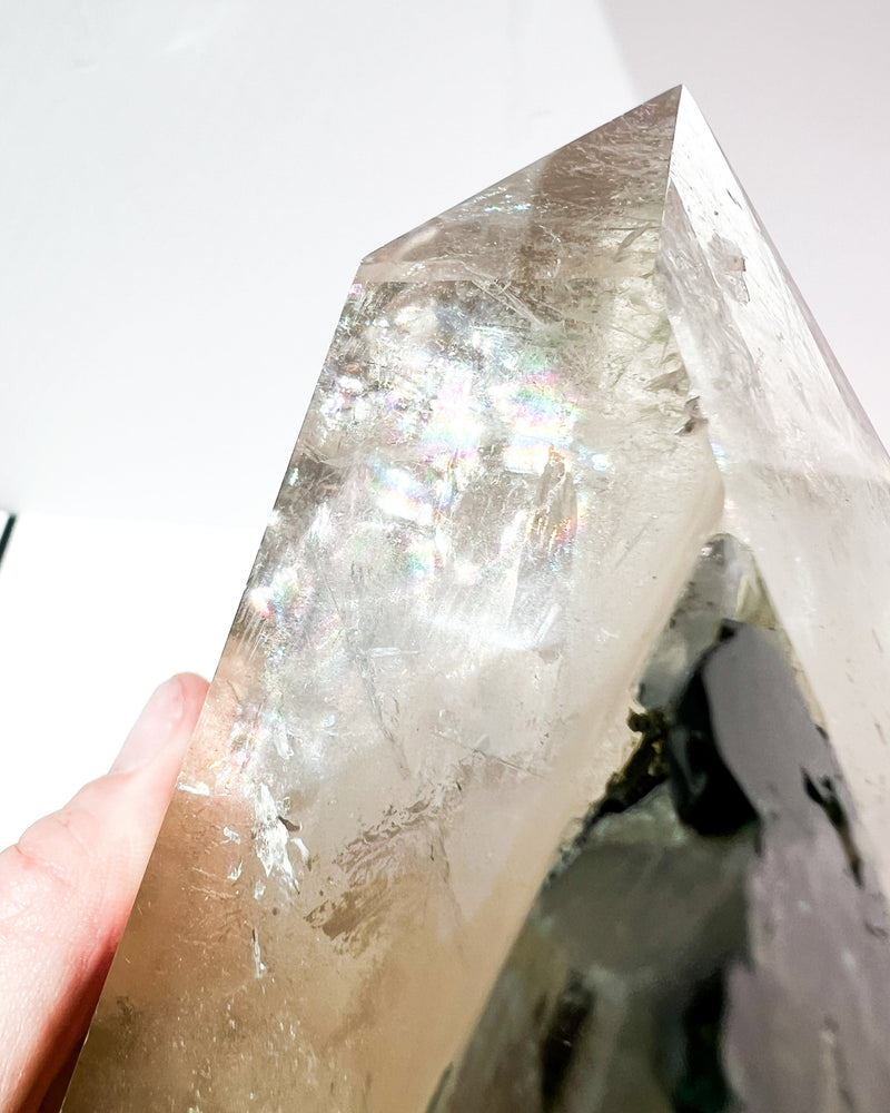 Citrine + Green Tourmaline Specimen