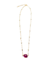 Pink Sapphire Necklace