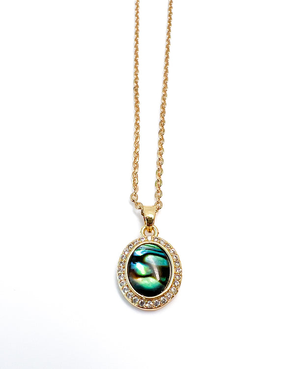 Abalone Oval Necklace