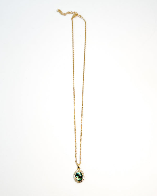  Abalone Oval Necklace