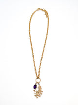 Amethyst Lion Necklace