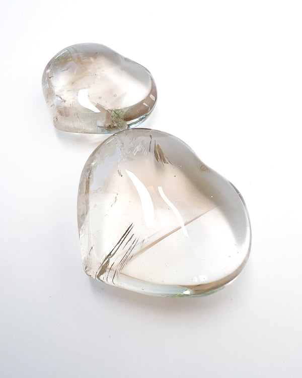 Smoky Quartz Hearts