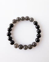 Black Tourmaline · Black Moonstone Crystal Bracelet - Mystical Magic