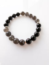 Black Tourmaline · Black Moonstone Crystal Bracelet - Mystical Magic