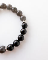 Black Tourmaline · Black Moonstone Crystal Bracelet - Mystical Magic