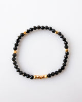 Black Tourmaline Crystal Bracelet - Protection Mini