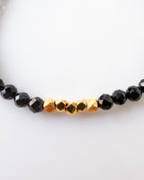 Black Tourmaline Crystal Bracelet - Protection Mini