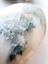 Stilbite + Moss Agate Palmstone