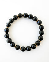 Black Tourmaline Crystal Bracelet - Protection

