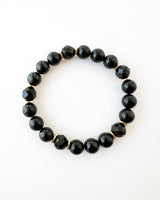 Black Tourmaline Crystal Bracelet - Protection