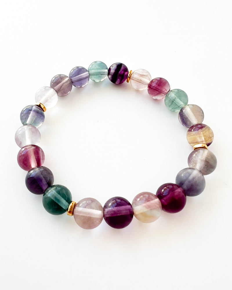 Fluorite Crystal Bracelet - Clario