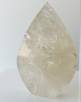 Quartz + Green Tourmaline Flame