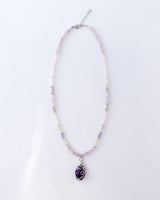 Star Amethyst Gemstone Necklace