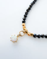 Gilson Opal + Black Tourmaline Necklace