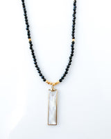 Mother Of Pearl Gemstone Necklace