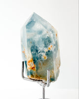 Blue Tourmaline in Quartz