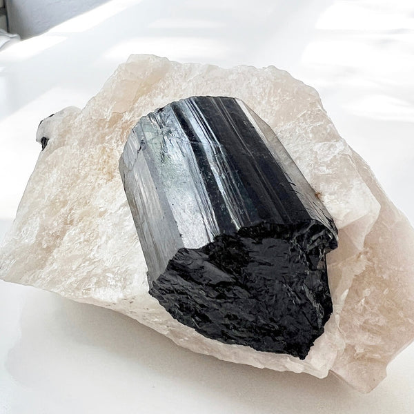 Black Tourmaline Grandeur Specimen | High Vibe Crystals
