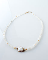 Mother of Pearl Gemstone Necklace