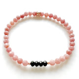 Rhodonite + Black Tourmaline Crystal Bracelet - Freedom