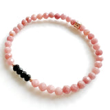 Rhodonite + Black Tourmaline Crystal Bracelet - Freedom